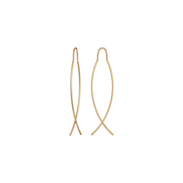 Серьги из красного золота «Рыбки»